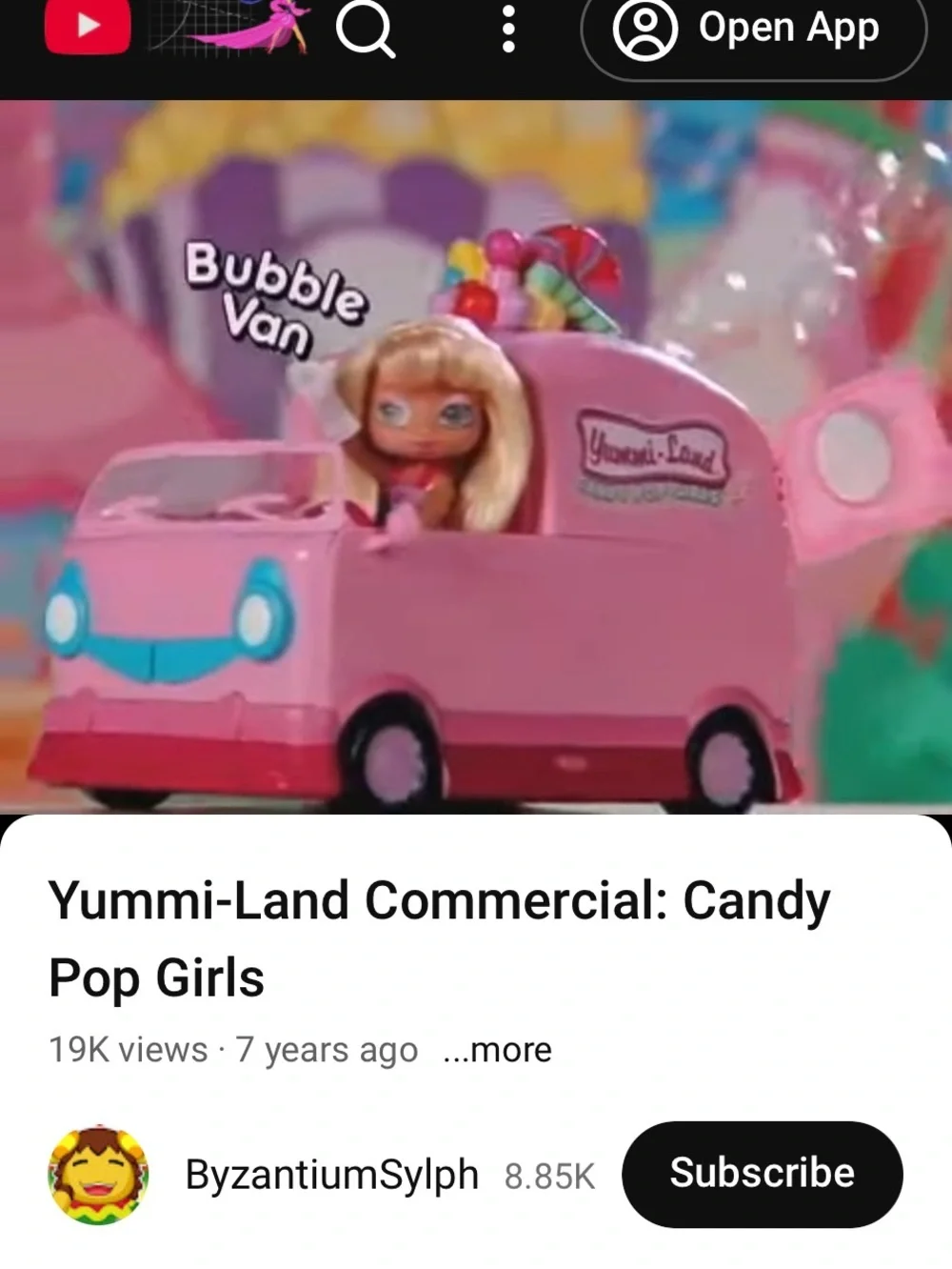Yummi Land Candy Pop Girls Bubble Van NIB MGA Vintage 2000s Scented Doll Playset
